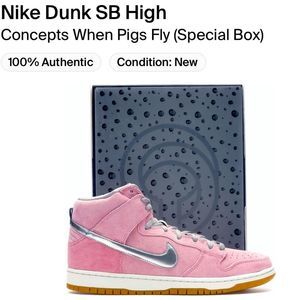 Concepts X Dunk High Pro Premium SB ‘When Pigs Fly’ Special Box